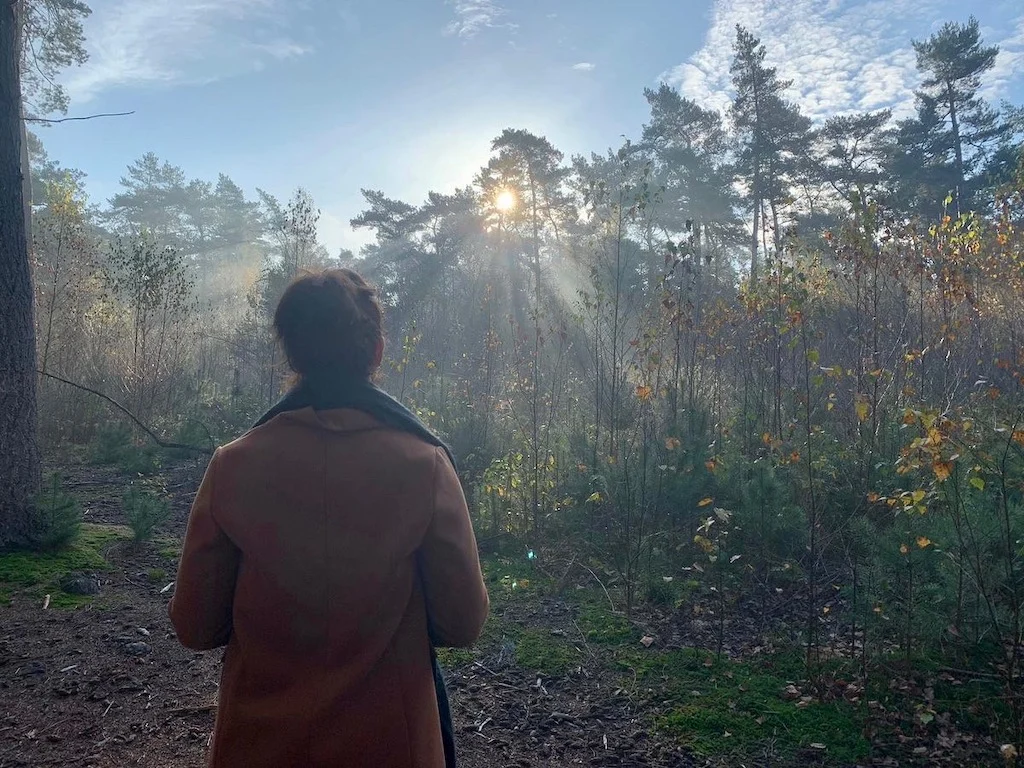 Anne in het bos, November 2020