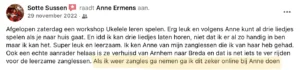 Joke van Sotte Sussen, Ukeleleworkshop Kerstliedjes, Zangles, Facebook, 29–11–22 (M)