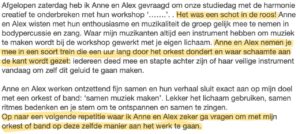 Cees Coenen, Muziekworkshop op Maat, Mail 11-10-2018 (M)