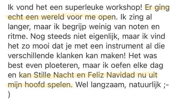 Willemijn, Kerstliedjes Ukelele Workshop & Zang, Mail, 2022 (M)