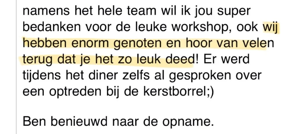 Nikki van Hoof, Teamworkshop Zang Enexis, Mail, 27-11-23 (M)