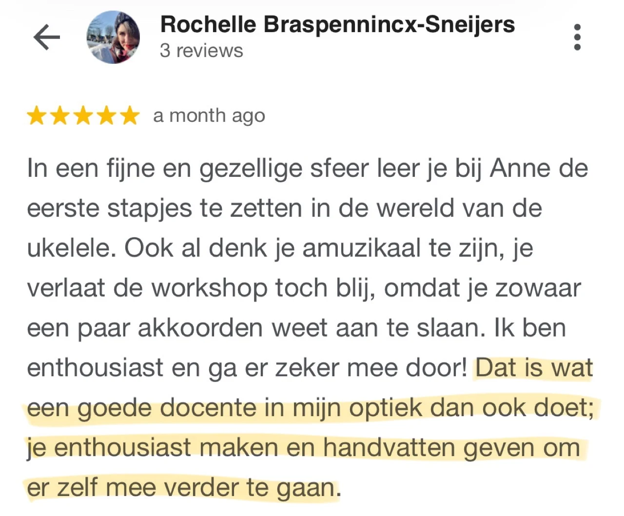 Rochelle, Ukeleleworkshop Brabant, Ukelele & Zang, Google, 04-02-24 (M)