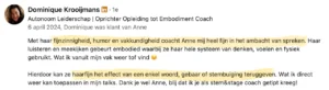 Dominique, stemcoaching, presentatietraining sprekerscoaching, LinkedIn, 06-04-2024 (M)