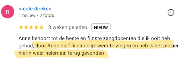 Nicole Dircken, Zangles in Brabant, Google, 20-03-25 (M)
