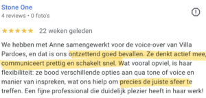 Stone One, Brabantse Voice-Over, Google, 29-04-25 (M)