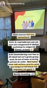 Frances Blomberg, Zangworkshop, Insta, 31-09-24 (M)